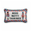 More Nutty Needlepoint Pillow - Liza Pruitt