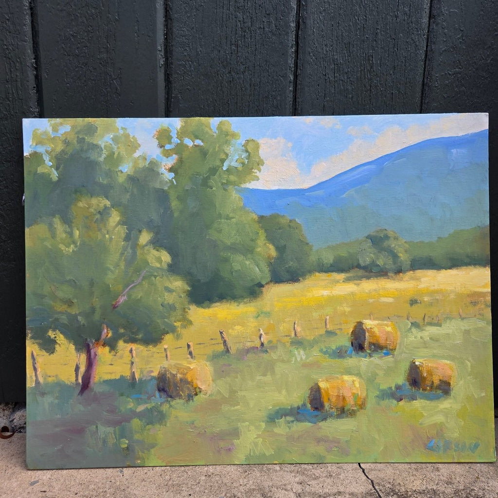 Mountain Bales | 18" h x 24" w - Liza Pruitt