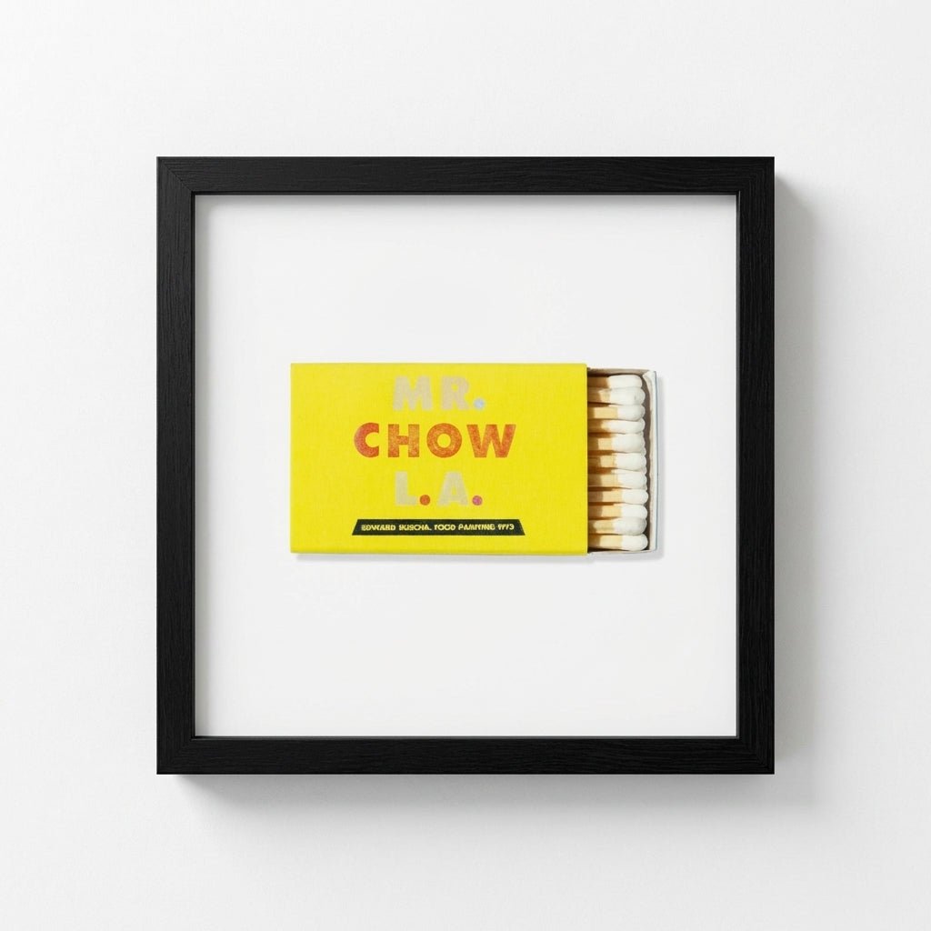 Mr. Chow Framed Print - Liza Pruitt