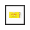 Mr. Chow Framed Print - Liza Pruitt