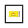 Mr. Chow Framed Print - Liza Pruitt