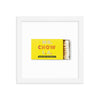 Mr. Chow Framed Print - Liza Pruitt