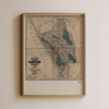 Napa, California Vintage Map - Liza Pruitt