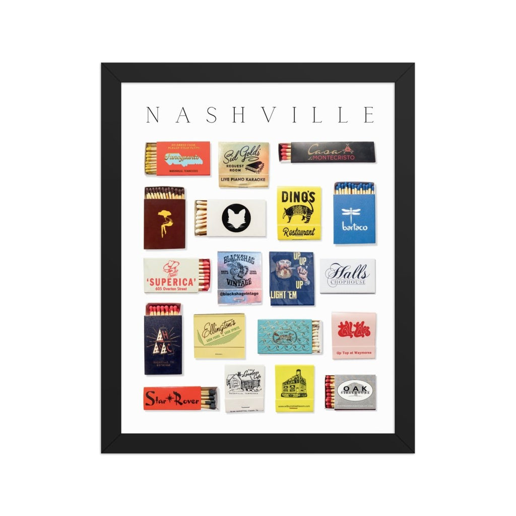 Nashville Matchbox Print - Liza Pruitt