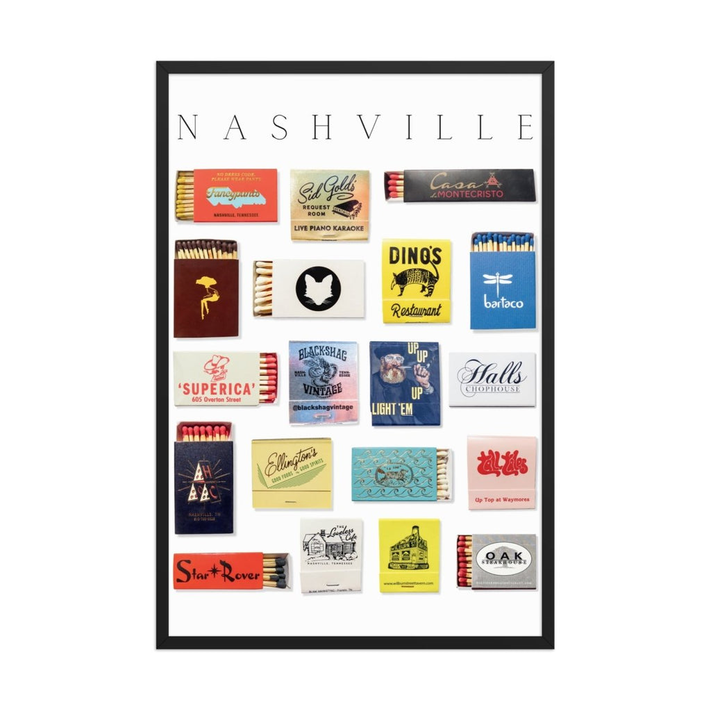 Nashville Matchbox Print - Liza Pruitt