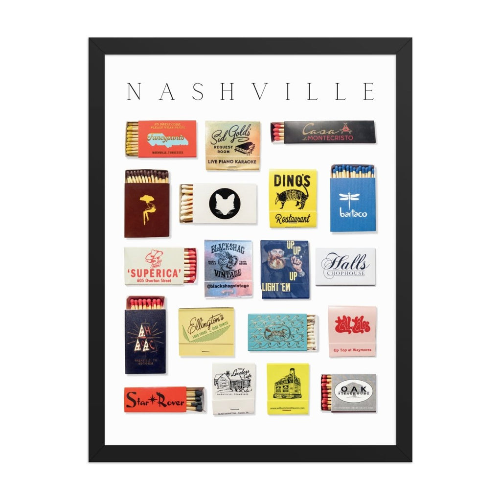 Nashville Matchbox Print - Liza Pruitt