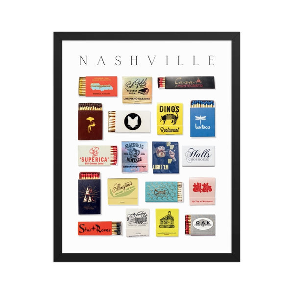 Nashville Matchbox Print - Liza Pruitt