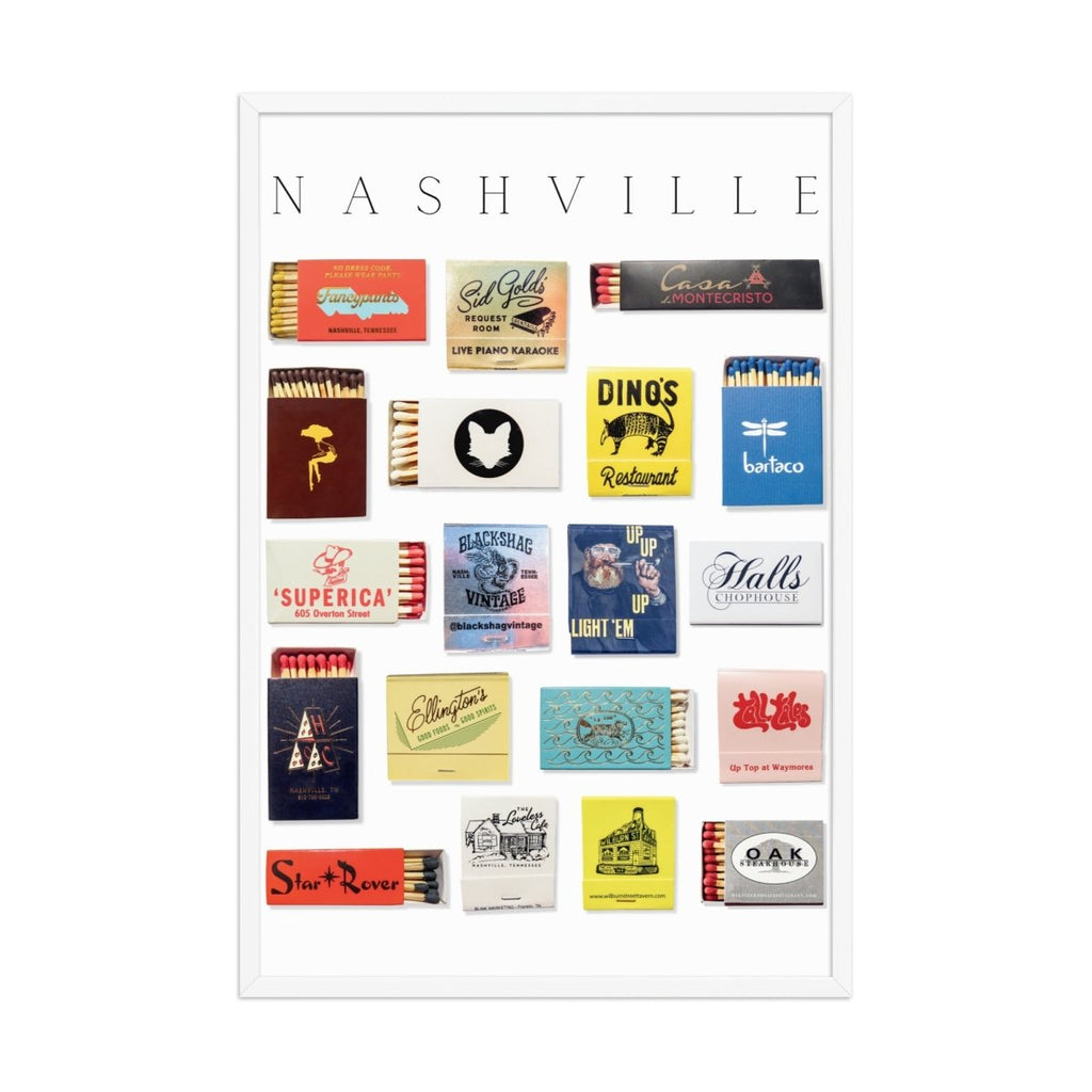 Nashville Matchbox Print - Liza Pruitt