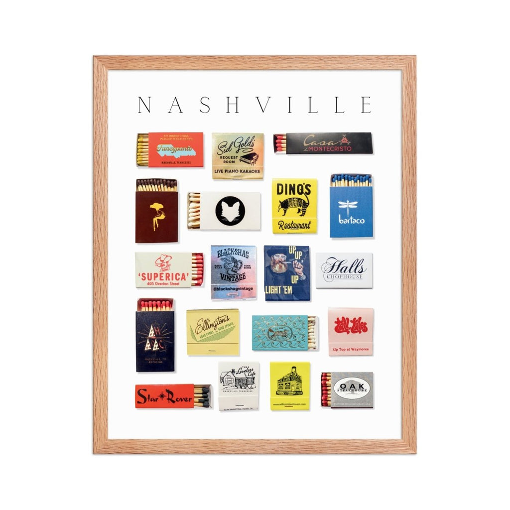 Nashville Matchbox Print - Liza Pruitt