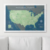 National Parks Push Pin Map Pin Board - Pins Included! - Liza Pruitt