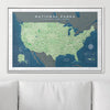 National Parks Push Pin Map Pin Board - Pins Included! - Liza Pruitt