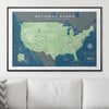 National Parks Push Pin Map Pin Board - Pins Included! - Liza Pruitt