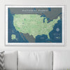 National Parks Push Pin Map Pin Board - Pins Included! - Liza Pruitt