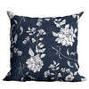 Navy Floral Pillow in Pembroke - Liza Pruitt