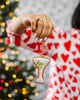 Needlepoint Icon Ornament - Dirty Martini - Liza Pruitt