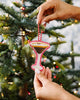 Needlepoint Icon Ornament - Espresso Martini - Liza Pruitt