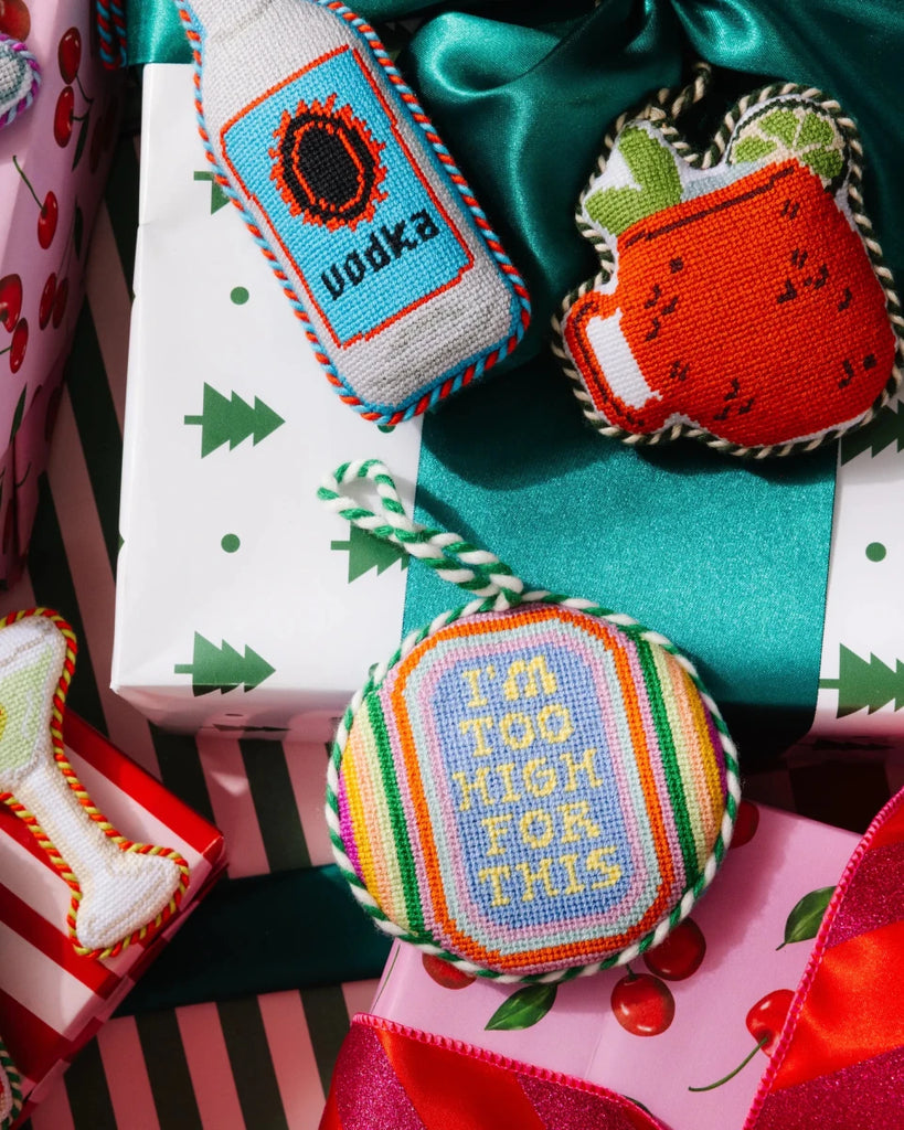 Needlepoint Icon Ornament - Moscow Mule - Liza Pruitt