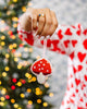 Needlepoint Icon Ornament - Mushroom - Liza Pruitt