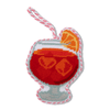 Needlepoint Icon Ornament - Negroni - Liza Pruitt