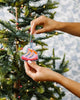 Needlepoint Icon Ornament - Snow Boots - Liza Pruitt