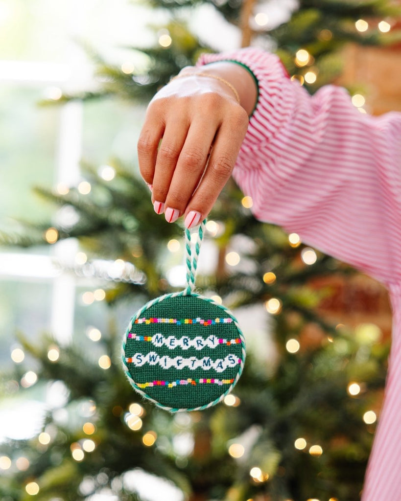 Needlepoint Ornament - Friendship Bracelet - Liza Pruitt