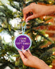 Needlepoint Ornament - Left Early - Liza Pruitt