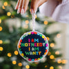 Needlepoint Ornament - Not Needy Rainbow - Liza Pruitt