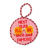 Needlepoint Ornament - Rich And Famous - Liza Pruitt