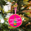 Needlepoint Ornament - Save Water - Liza Pruitt