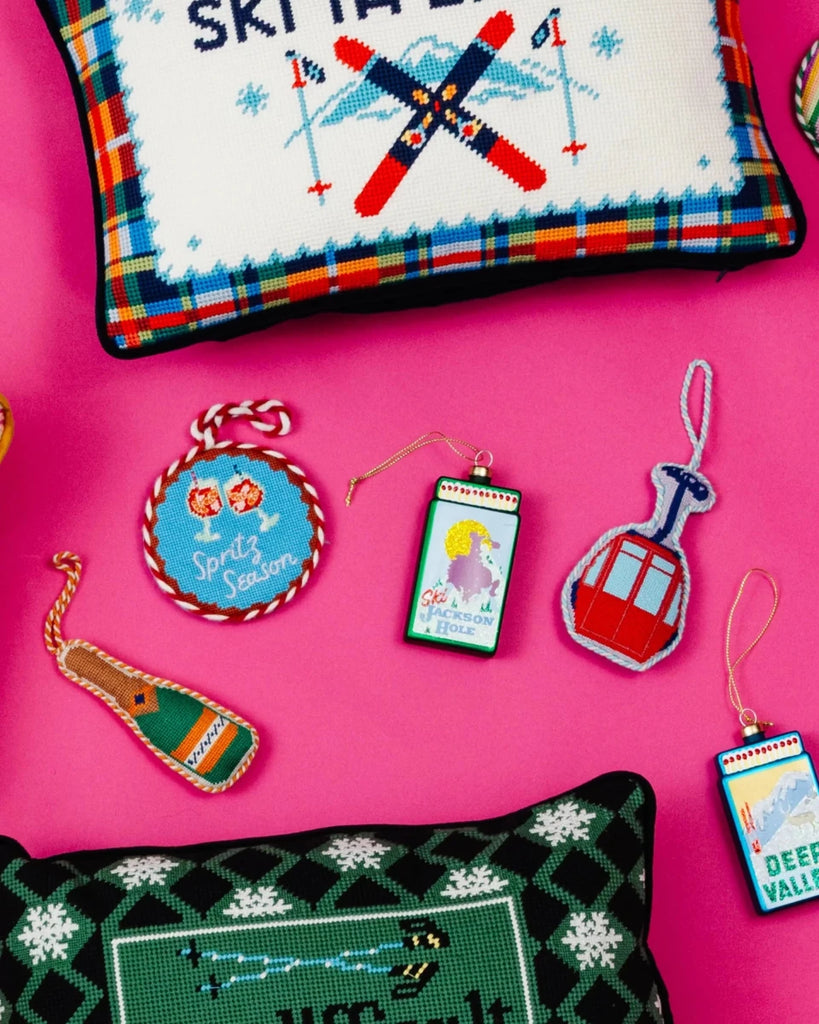 Needlepoint Ornament - Spritz Season - Liza Pruitt