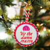 Needlepoint Ornament - Tis The Damn Season - Liza Pruitt