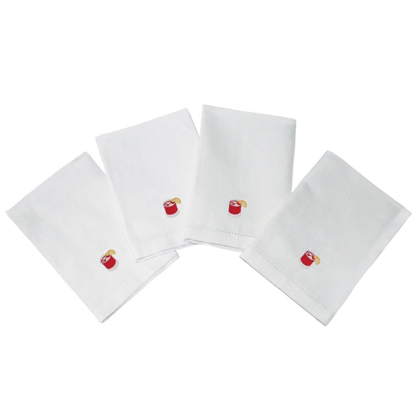 'Negroni' Dinner Napkins (Set of 4) - Liza Pruitt