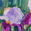 Neighborhood Irises, en plein air | 14" h x 11" w - Liza Pruitt