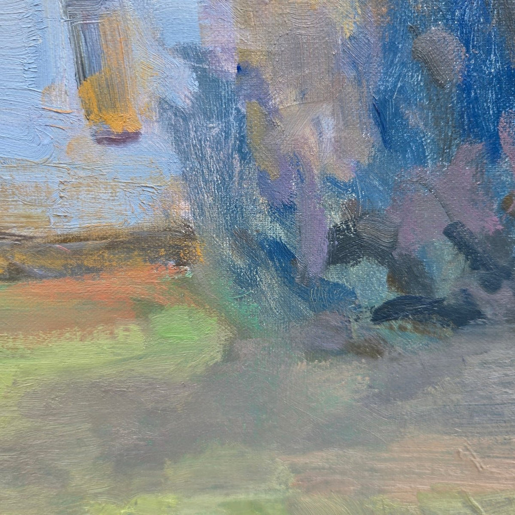 Nellysford Cottage in Early October | 20" h x 24" w - Liza Pruitt