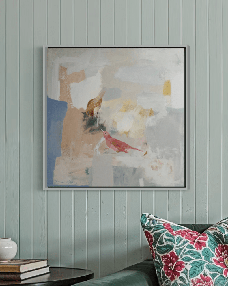 New Friend | 25" h x 25" w | Framed - Liza Pruitt