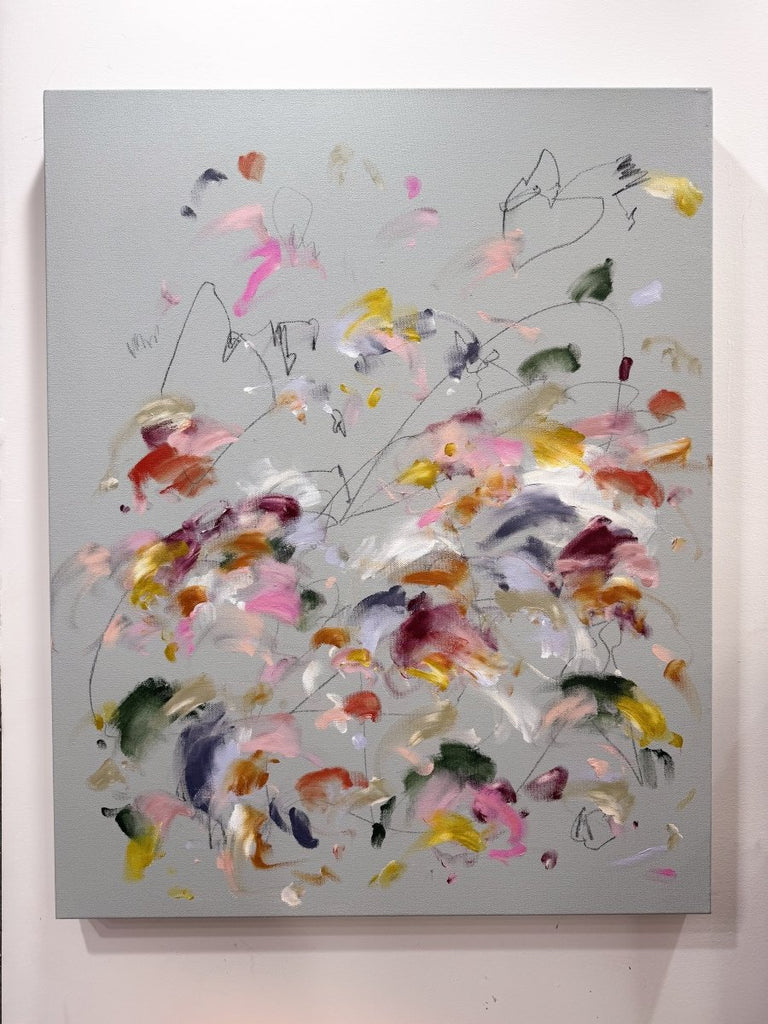 New Moon and the Bull | 30" h x 24" w - Liza Pruitt