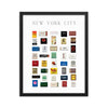 New York City Matchbox Framed Print - Liza Pruitt