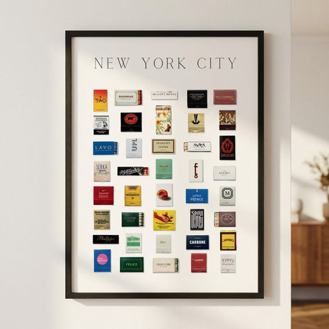 New York City Matchbox Framed Print - Liza Pruitt