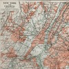 New York City - Vintage Map - Liza Pruitt