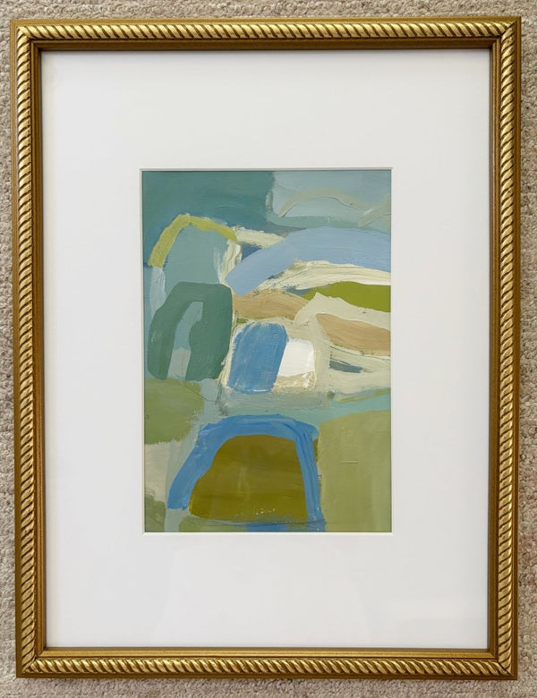 Night Swim | 16" h x 12" w | Framed - Liza Pruitt