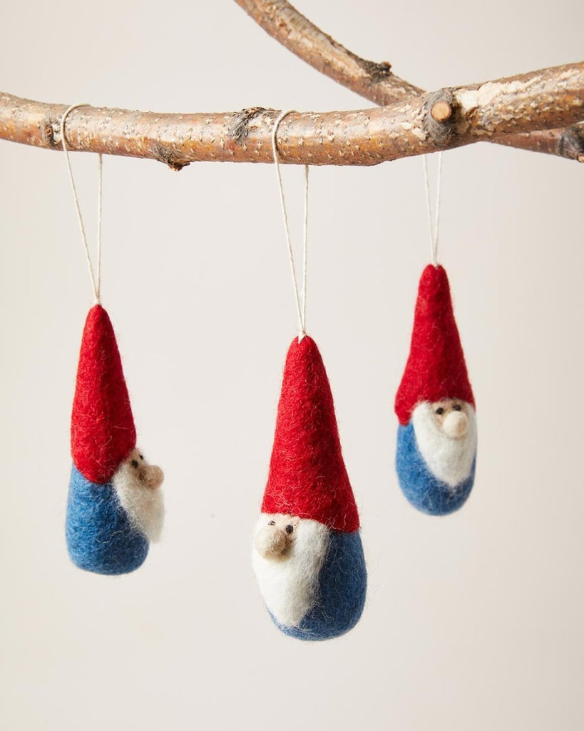 Nordic Felted Gnome Ornament - Liza Pruitt