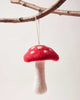 Nordic Felted Mushroom Ornaments - Liza Pruitt