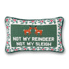 Not My Reindeer Needlepoint Pillow - Liza Pruitt