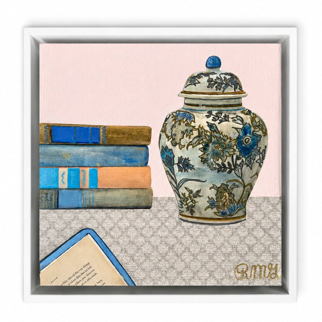 Novel Ginger I | 13.75" h x 13.75" w | Framed - Liza Pruitt