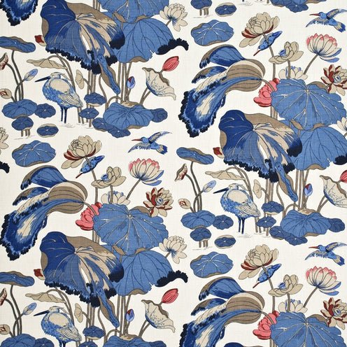 Nympheus in Indigo/Marine Pillow Cover by GP&J Baker - Liza Pruitt