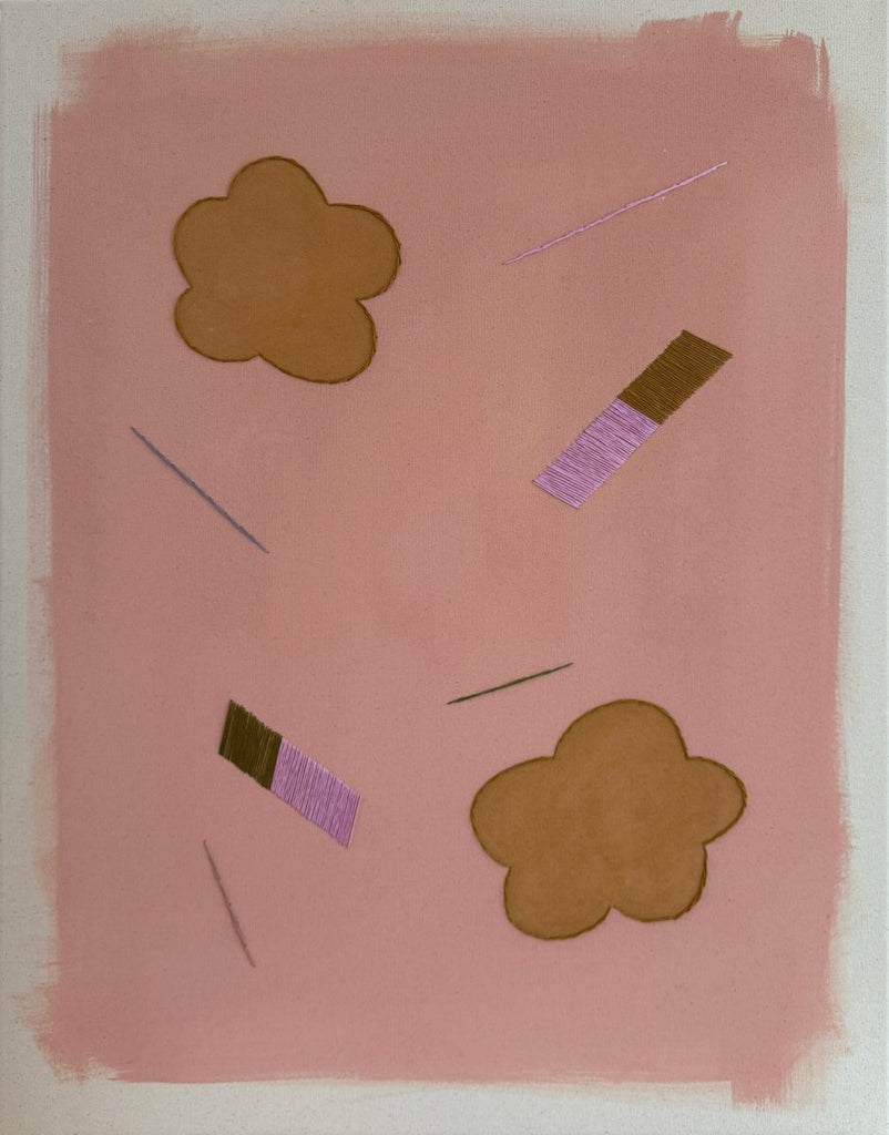 Ochre Garden Confetti | 30" h x 24" w - Liza Pruitt