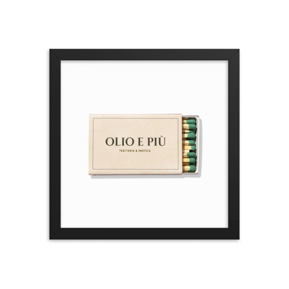 Olio E Piu Framed Print - Liza Pruitt