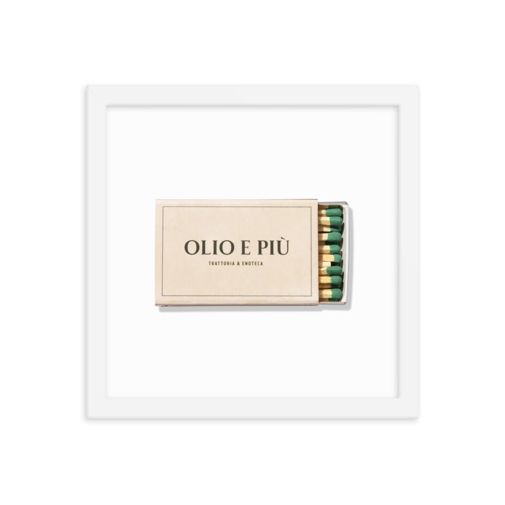 Olio E Piu Framed Print - Liza Pruitt