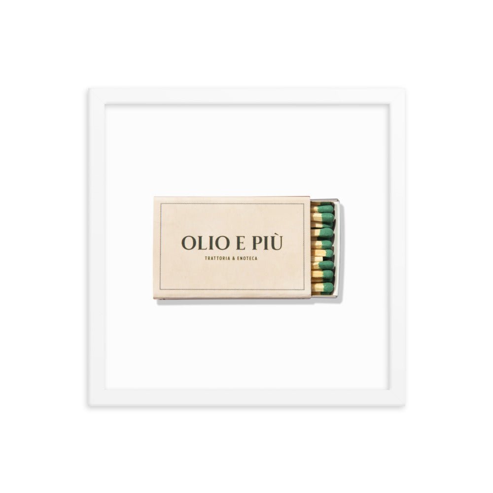 Olio E Piu Framed Print - Liza Pruitt