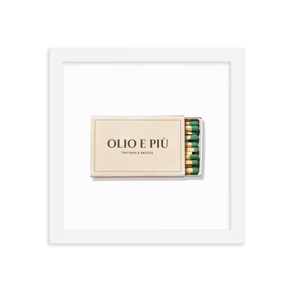 Olio E Piu Framed Print - Liza Pruitt